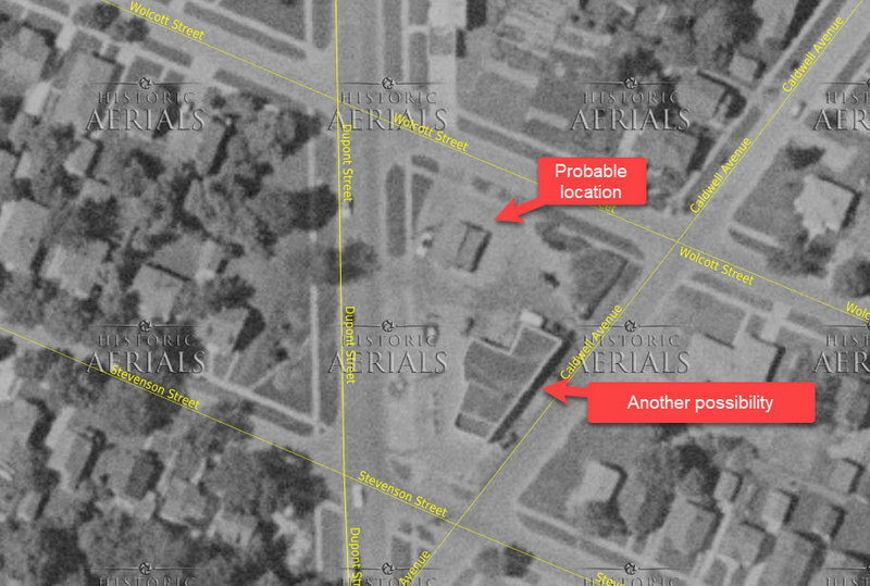 Hob Nob Drive-In - 1957 Aerial (newer photo)